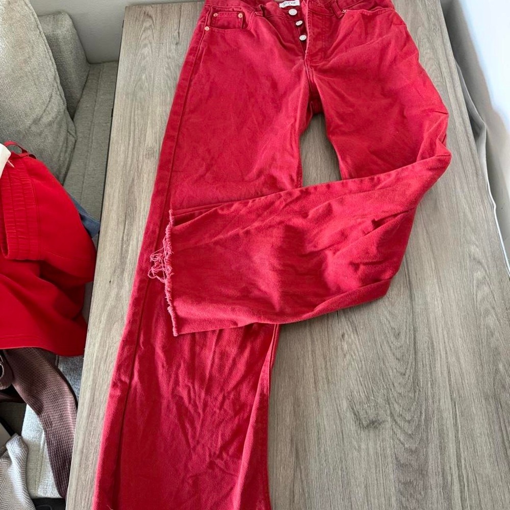 Parke Red Jeans
